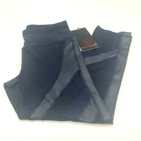 NEW 90 Degree Women Cire Capri Leggings Size S Stormy Night Color Great Gift NWT - Picture 8 of 8